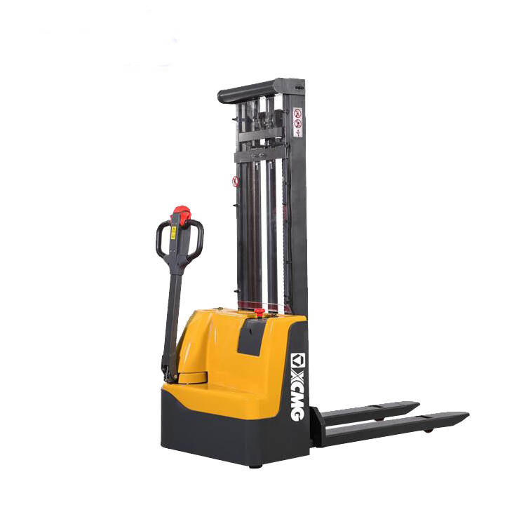 XCMG Small Electric Stacker XCS-PW10 1 ton walking pallet stacker forklifts price